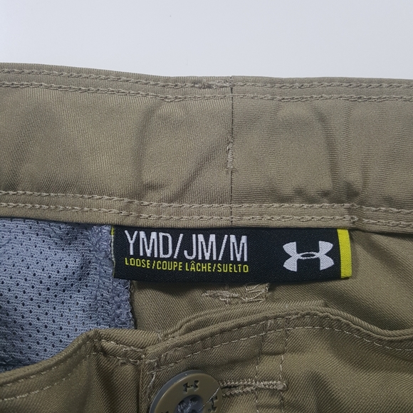 Under Armour Tan Pants Sz Youth Medium - Picture 3 of 5
